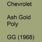 Preview: Chevrolet, Ash Gold Poly, GG (1968).